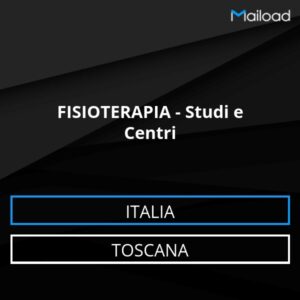 Database Email FISIOTERAPIA – Studi e Centri (Toscana – Italia)