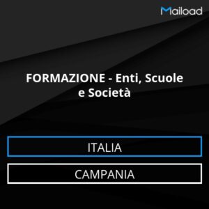 Database Email FORMAZIONE – Enti, Scuole e Società (Campania – Italia)