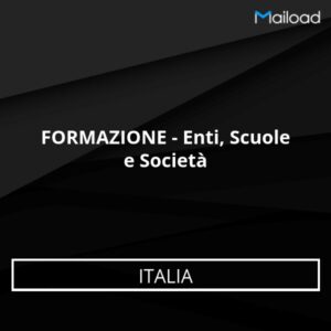 Database Email FORMAZIONE – Enti, Scuole e Società (Italia)