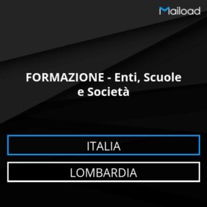 Database Email FORMAZIONE – Enti, Scuole e Società (Lombardia – Italia)