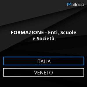 Database Email FORMAZIONE – Enti, Scuole e Società (Veneto – Italia)