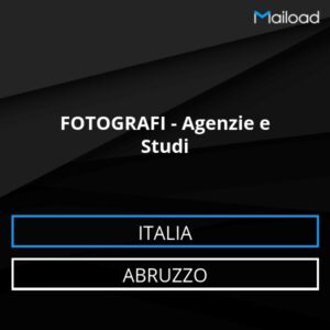 Database Email FOTOGRAFI – Agenzie e Studi (Abruzzo – Italia)