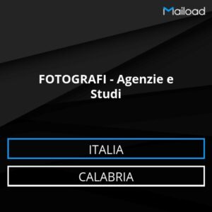 Database Email FOTOGRAFI – Agenzie e Studi (Calabria – Italia)