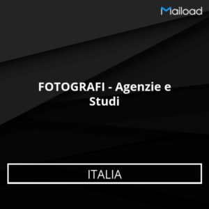Database Email FOTOGRAFI – Agenzie e Studi (Italia)