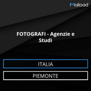 Database Email FOTOGRAFI – Agenzie e Studi (Piemonte – Italia)