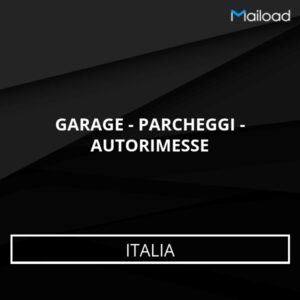 Database Email GARAGE – PARCHEGGI – AUTORIMESSE (Italia)