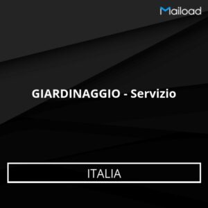 Database Email GIARDINAGGIO – Servizio (Italia)