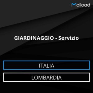 Database Email GIARDINAGGIO – Servizio (Lombardia – Italia)