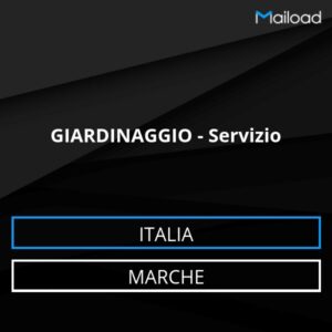 Database Email GIARDINAGGIO – Servizio (Marche – Italia)