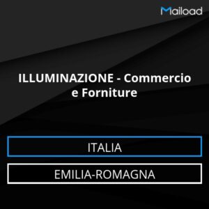Database Email ILLUMINAZIONE – Commercio e Forniture (Emilia-Romagna – Italia)