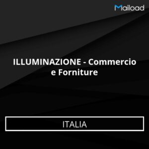 Database Email ILLUMINAZIONE – Commercio e Forniture (Italia)