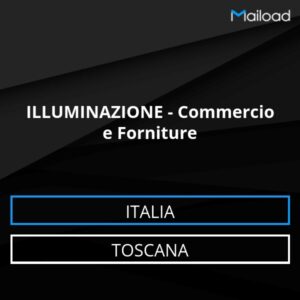 Database Email ILLUMINAZIONE – Commercio e Forniture (Toscana – Italia)