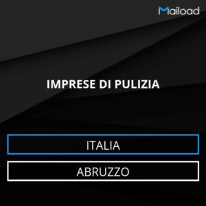 Database Email IMPRESE DI PULIZIA (Abruzzo – Italia)