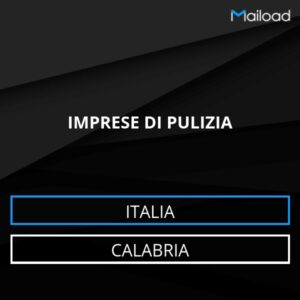 Database Email IMPRESE DI PULIZIA (Calabria – Italia)