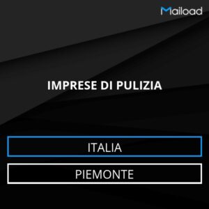 Database Email IMPRESE DI PULIZIA (Piemonte – Italia)