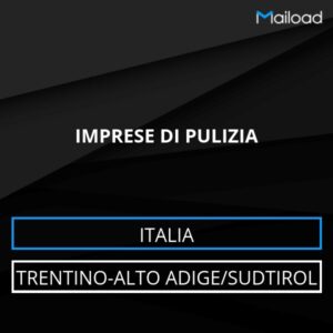Database Email IMPRESE DI PULIZIA (Trentino-Alto Adige/Sudtirol – Italia)