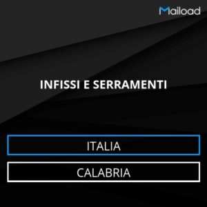 Database Email INFISSI E SERRAMENTI (Calabria – Italia)