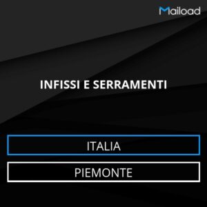 Database Email INFISSI E SERRAMENTI (Piemonte – Italia)