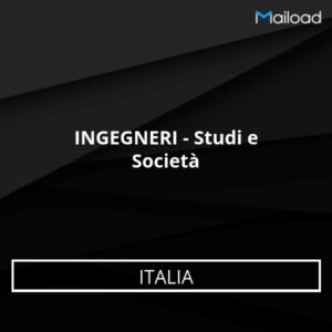 Database Email INGEGNERI – Studi e Società (Italia)