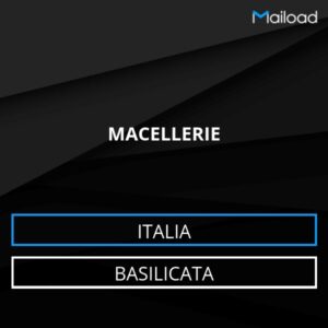 Database Email MACELLERIE (Basilicata – Italia)