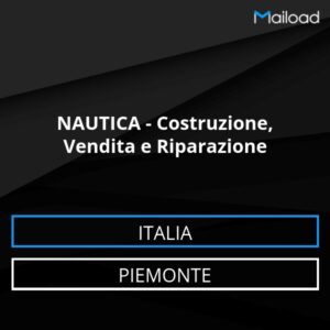 Database Email NAUTICA – Costruzione, Vendita e Riparazione (Piemonte – Italia)
