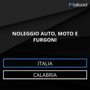 Database Email NOLEGGIO AUTO, MOTO E FURGONI (Calabria – Italia)