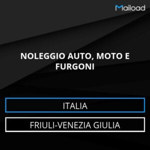 Database Email NOLEGGIO AUTO, MOTO E FURGONI (Friuli-Venezia Giulia – Italia)