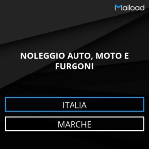 Database Email NOLEGGIO AUTO, MOTO E FURGONI (Marche – Italia)
