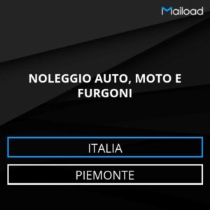 Database Email NOLEGGIO AUTO, MOTO E FURGONI (Piemonte – Italia)
