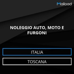 Database Email NOLEGGIO AUTO, MOTO E FURGONI (Toscana – Italia)