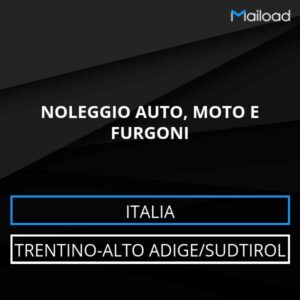 Database Email NOLEGGIO AUTO, MOTO E FURGONI (Trentino-Alto Adige/Sudtirol – Italia)