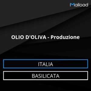 Database Email OLIO D’OLIVA – Produzione (Basilicata – Italia)