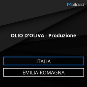 Database Email OLIO D’OLIVA – Produzione (Emilia-Romagna – Italia)