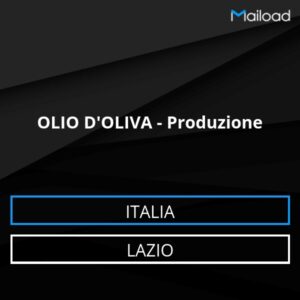 Database Email OLIO D’OLIVA – Produzione (Lazio – Italia)