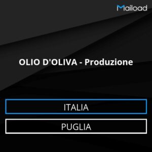 Database Email OLIO D’OLIVA – Produzione (Puglia – Italia)