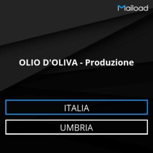 Database Email OLIO D’OLIVA – Produzione (Umbria – Italia)