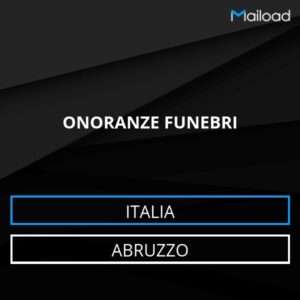 Database Email ONORANZE FUNEBRI (Abruzzo – Italia)