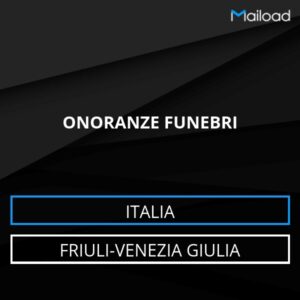 Database Email ONORANZE FUNEBRI (Friuli-Venezia Giulia – Italia)