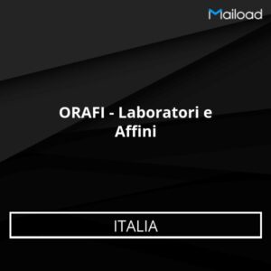 Database Email ORAFI – Laboratori e Affini (Italia)