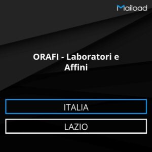 Database Email ORAFI – Laboratori e Affini (Lazio – Italia)