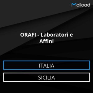 Database Email ORAFI – Laboratori e Affini (Sicilia – Italia)