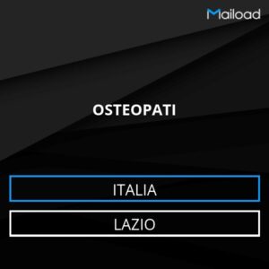 Database Email OSTEOPATI (Lazio – Italia)