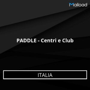 Database Email PADDLE – Centri e Club (Italia)