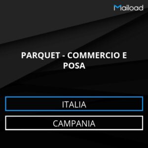 Database Email PARQUET – COMMERCIO E POSA (Campania – Italia)