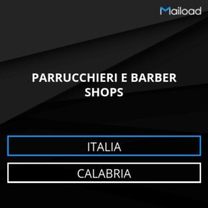 Database Email PARRUCCHIERI E BARBER SHOPS (Calabria – Italia)