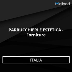 Database Email PARRUCCHIERI E ESTETICA – Forniture (Italia)