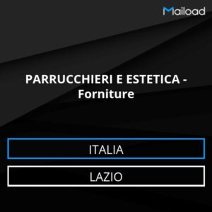 Database Email PARRUCCHIERI E ESTETICA – Forniture (Lazio – Italia)