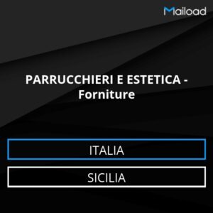 Database Email PARRUCCHIERI E ESTETICA – Forniture (Sicilia – Italia)