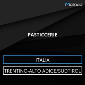 Database Email PASTICCERIE (Trentino-Alto Adige/Sudtirol – Italia)