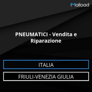Database Email PNEUMATICI – Vendita e Riparazione (Friuli-Venezia Giulia – Italia)